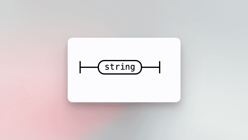 string